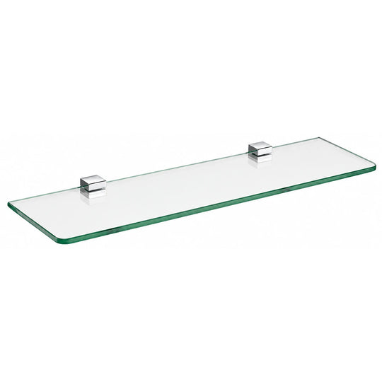 Chrome Glass Shelf — wall-mounted SUS304 stainless steel bathroom hardware | SANIKB