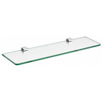 Modern Chrome Glass Shelf