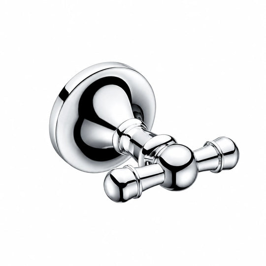Chrome Robe Hook — wall-mounted SUS304 stainless steel bathroom hardware | SANIKB