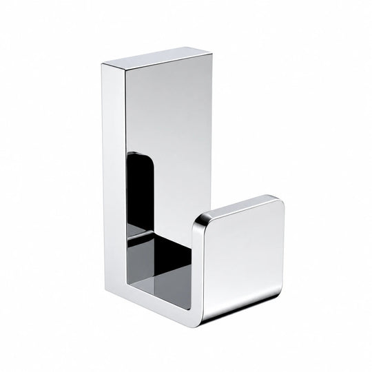 Chrome Robe Hook — wall-mounted SUS304 stainless steel bathroom hardware | SANIKB