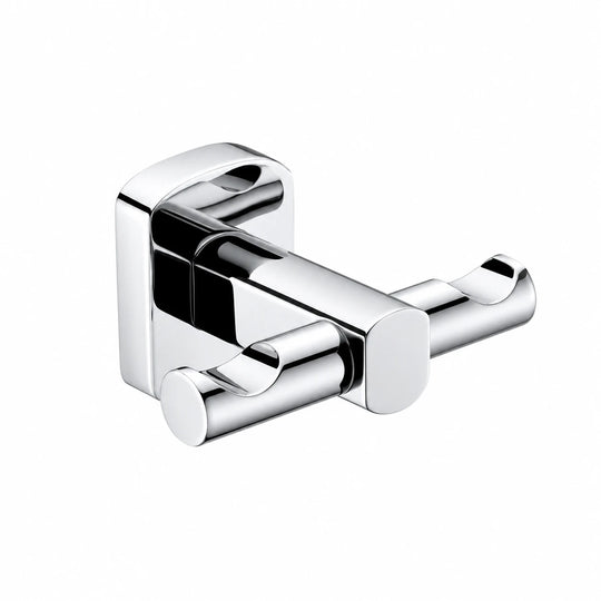 Chrome Robe Hook — wall-mounted SUS304 stainless steel bathroom hardware | SANIKB