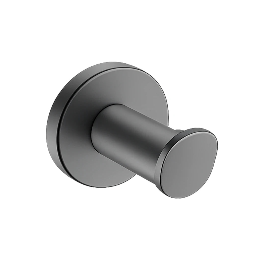 Chrome Robe Hook — wall-mounted SUS304 stainless steel bathroom hardware | SANIKB