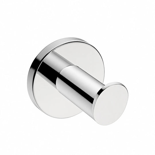 Chrome Robe Hook — wall-mounted SUS304 stainless steel bathroom hardware | SANIKB