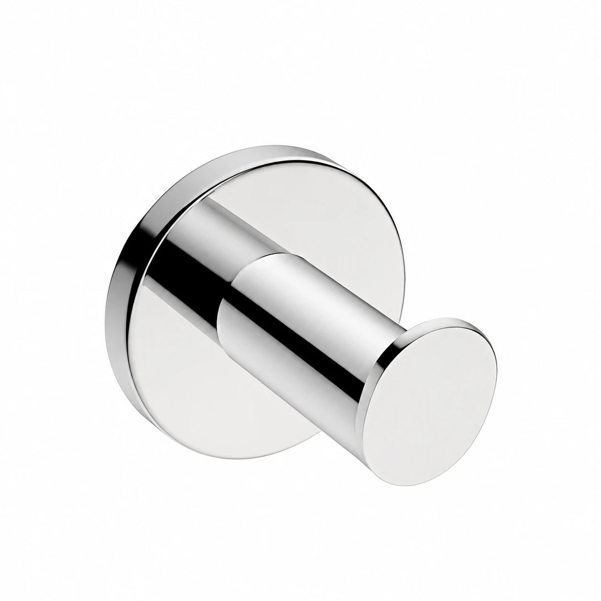 Chrome Robe Hook — wall-mounted SUS304 stainless steel bathroom hardware | SANIKB