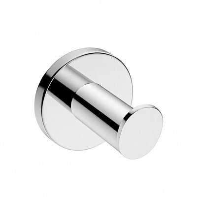 Chrome Robe Hook — wall-mounted SUS304 stainless steel bathroom hardware | SANIKB