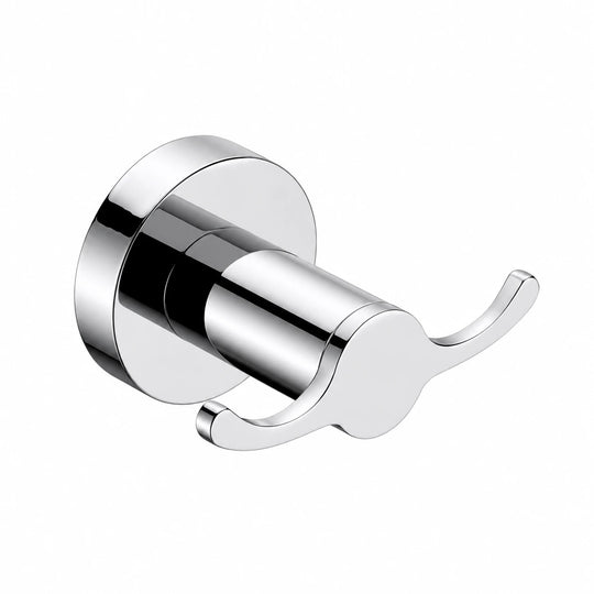 Chrome Robe Hook — wall-mounted SUS304 stainless steel bathroom hardware | SANIKB
