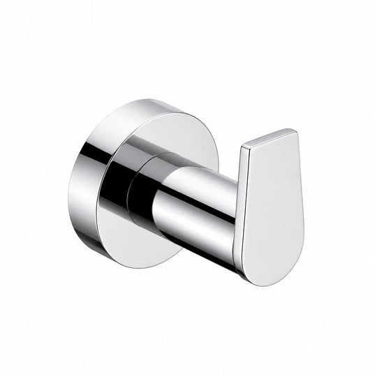 Chrome Robe Hook — wall-mounted SUS304 stainless steel bathroom hardware | SANIKB
