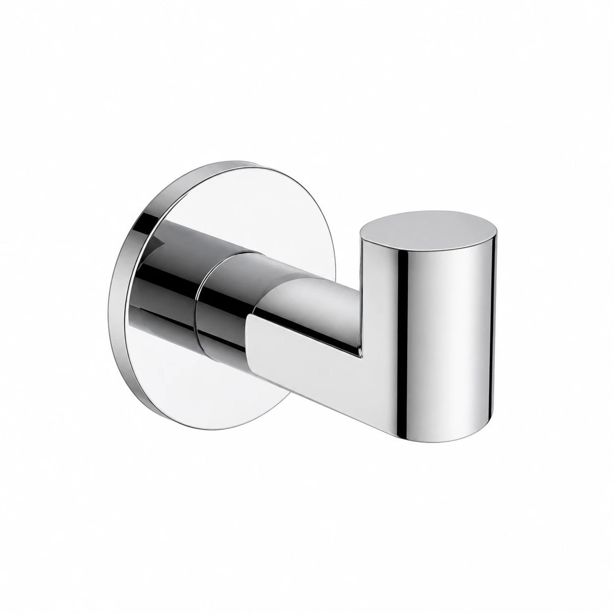 Chrome Robe Hook — wall-mounted SUS304 stainless steel bathroom hardware | SANIKB