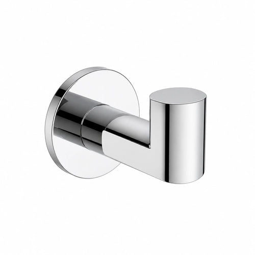 Chrome Robe Hook — wall-mounted SUS304 stainless steel bathroom hardware | SANIKB