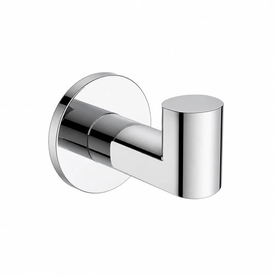 Chrome Robe Hook — wall-mounted SUS304 stainless steel bathroom hardware | SANIKB