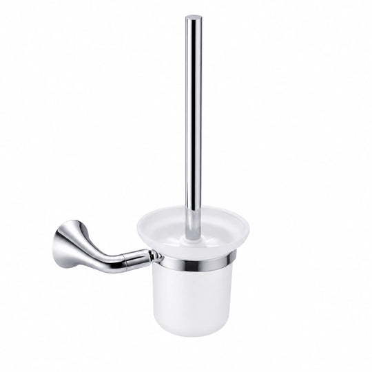 Chrome Toilet Brush Holder — wall-mounted SUS304 stainless steel bathroom hardware | SANIKB