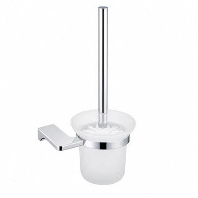 Chrome Toilet Brush Holder — wall-mounted SUS304 stainless steel bathroom hardware | SANIKB