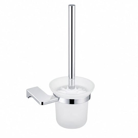 Chrome Toilet Brush Holder — wall-mounted SUS304 stainless steel bathroom hardware | SANIKB