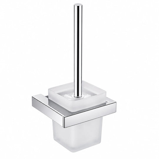 Chrome Toilet Brush Holder — wall-mounted SUS304 stainless steel bathroom hardware | SANIKB
