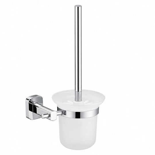 Chrome Toilet Brush Holder — wall-mounted SUS304 stainless steel bathroom hardware | SANIKB