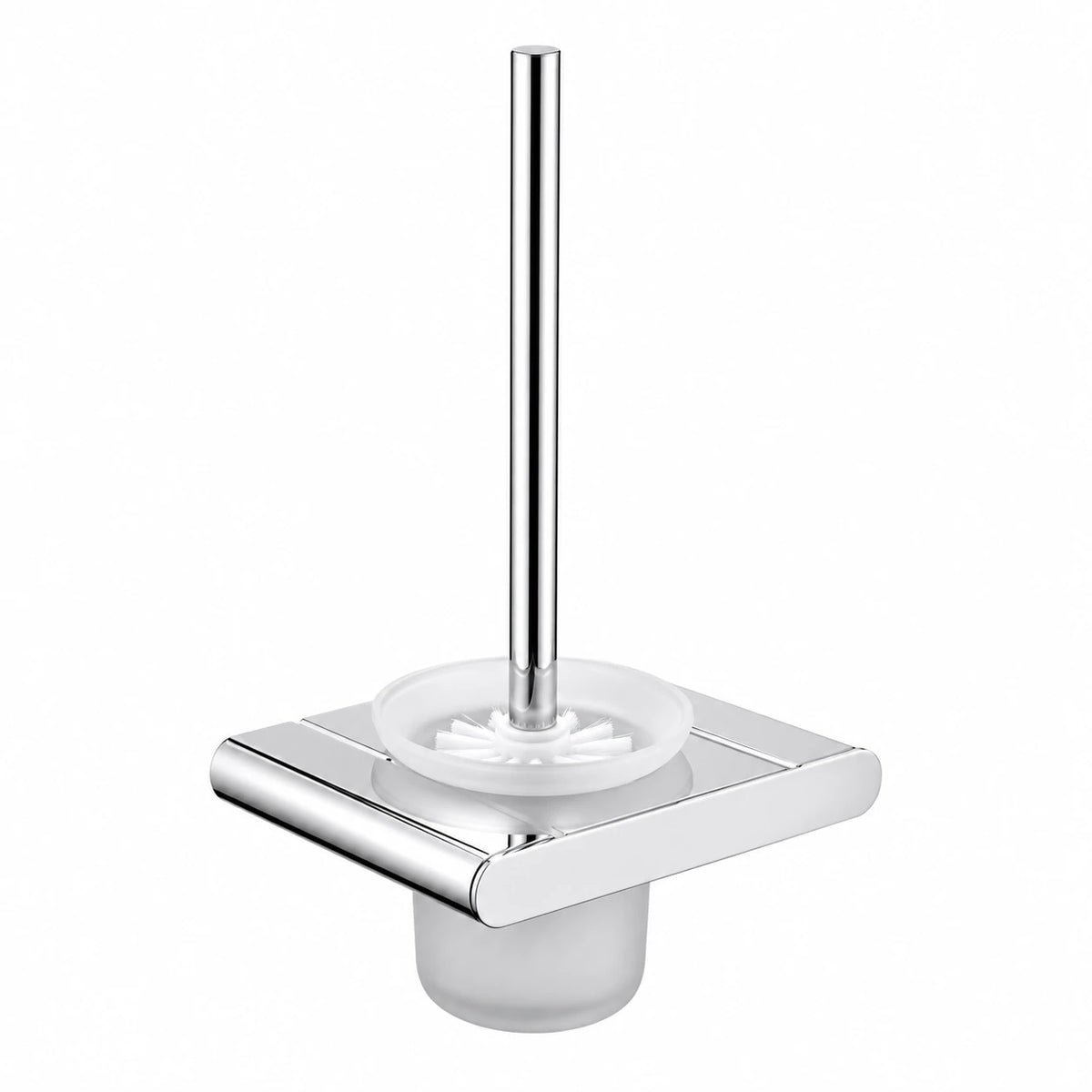 Chrome Toilet Brush Holder — wall-mounted SUS304 stainless steel bathroom hardware | SANIKB