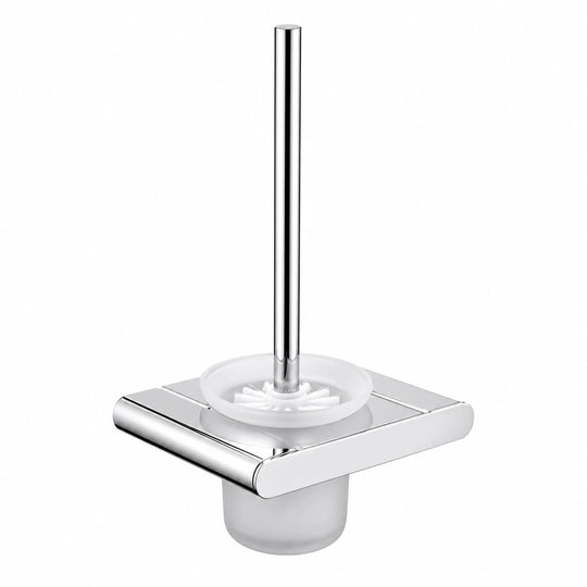 Chrome Toilet Brush Holder — wall-mounted SUS304 stainless steel bathroom hardware | SANIKB