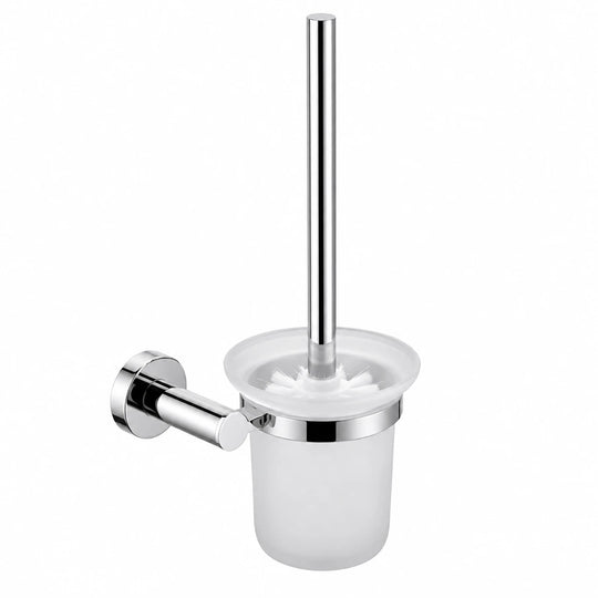 Chrome Toilet Brush Holder — wall-mounted SUS304 stainless steel bathroom hardware | SANIKB