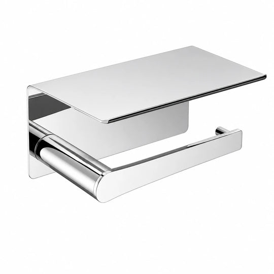 Chrome Toilet Paper Holder — wall-mounted SUS304 stainless steel bathroom hardware | SANIKB