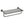 Chrome Towel Shelf with Bar — wall-mounted SUS304 stainless steel bathroom hardware | SANIKB