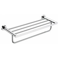 Commercial Chrome Towel Rack with Bar