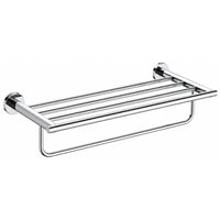 Hotel Chrome Towel Rack with Bar