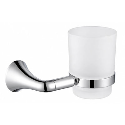 Chrome Tumbler Holder — wall-mounted SUS304 stainless steel bathroom hardware | SANIKB