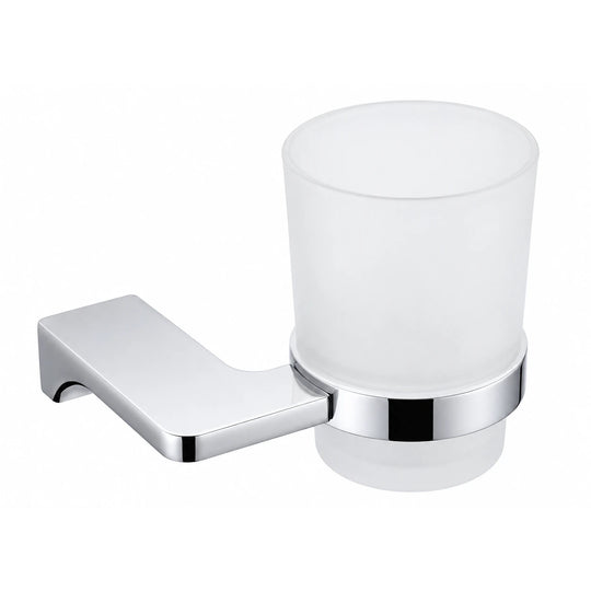 Chrome Tumbler Holder — wall-mounted SUS304 stainless steel bathroom hardware | SANIKB