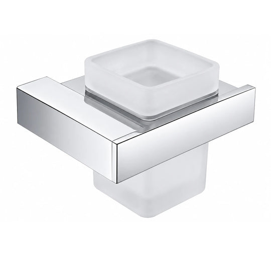 Chrome Tumbler Holder — wall-mounted SUS304 stainless steel bathroom hardware | SANIKB