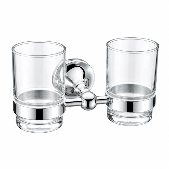 Chrome Tumbler Holder — wall-mounted SUS304 stainless steel bathroom hardware | SANIKB