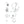 Dimensioned spec drawing for SANIKB F364306 concealed shower faucet, 7 3/4" shower head (197 mm); round trim plate 6 25/32" (172 mm); tub spout 4 7/8" reach (124 mm)