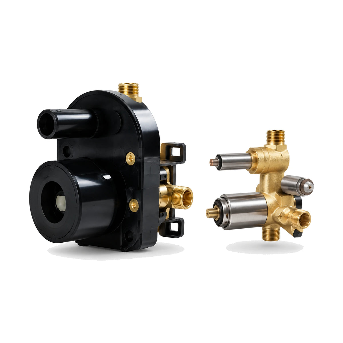 In-wall rough-in valve for Prism Cut Concealed Shower System with Rain Head & Handheld — SANIKB SP1005 22 43 1