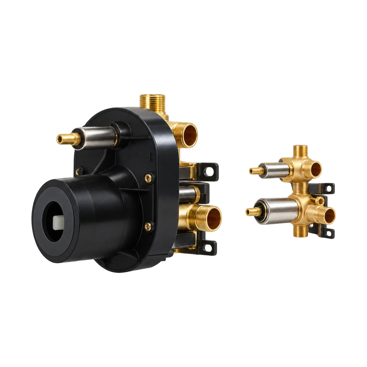 In-wall rough-in valve for Noir Gilt Multi-Spray Concealed Shower System with Tub Spout — SANIKB S133A 23 47 2