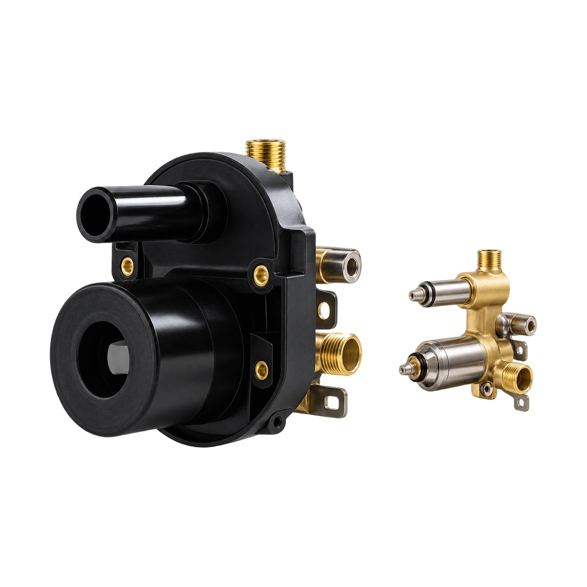 In-wall rough-in valve for Noir Sweep Concealed Shower System with Rain Head & Handheld — SANIKB SP091 23 31 1