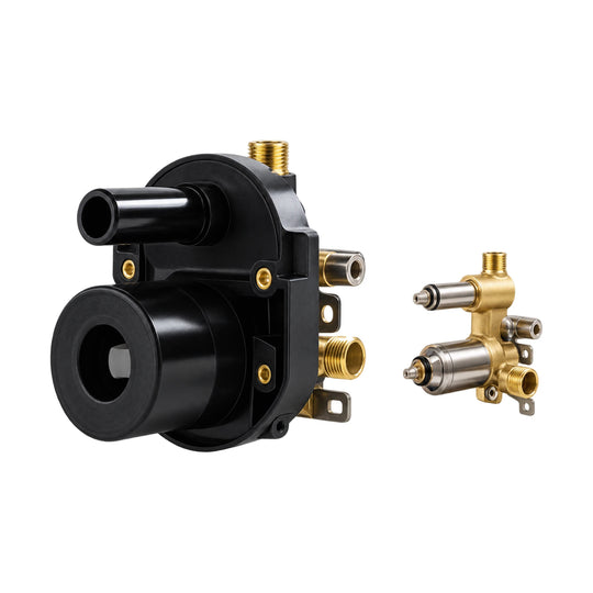 In-wall rough-in valve for Noir Sweep Concealed Shower System with Rain Head & Handheld — SANIKB SP091 23 31 1