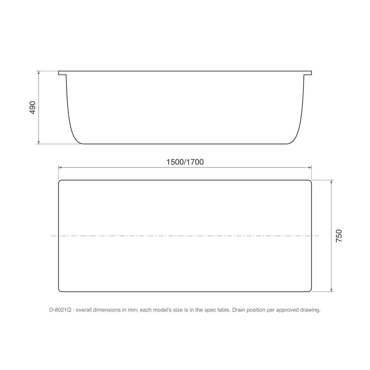 SANIKB D-8021Q dimension drawing