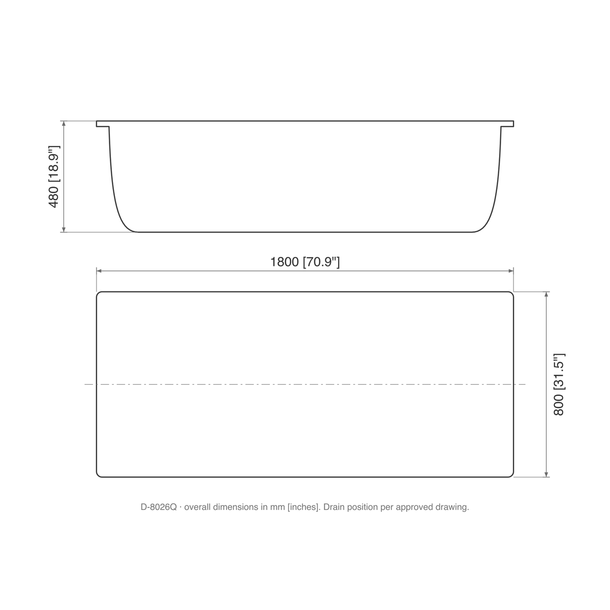 SANIKB D-8026Q dimension drawing