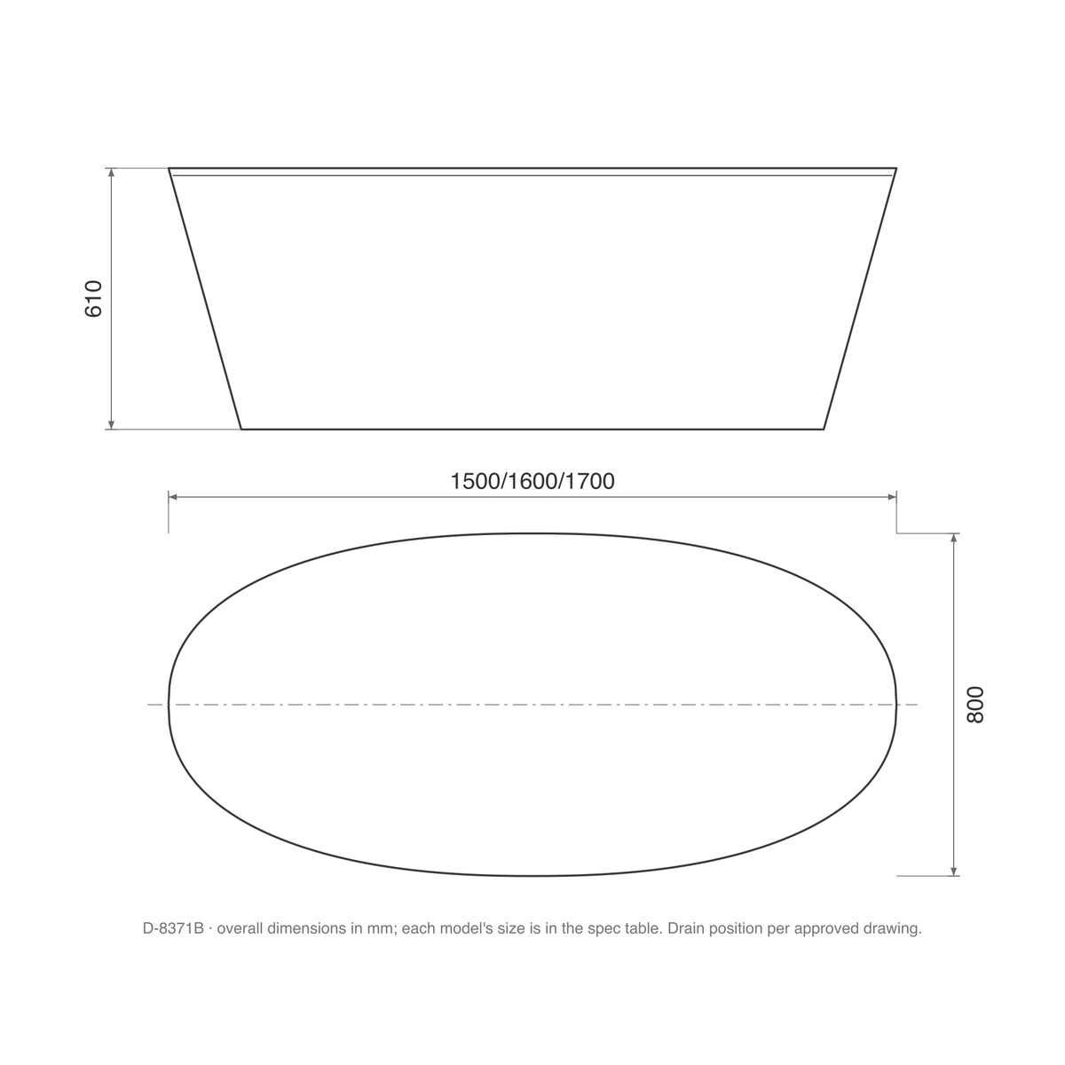 SANIKB D-8371B dimension drawing