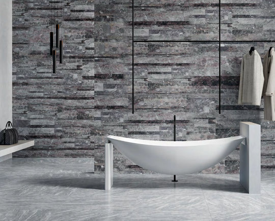 Frame Supported Boat Solid Surface Bathtub - T8996-1; complete model view