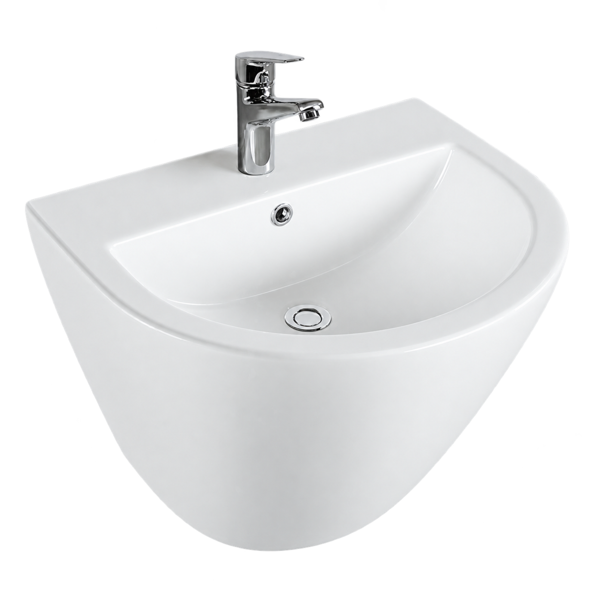 SANIKB FT-002 21 inch round wall hung basin
