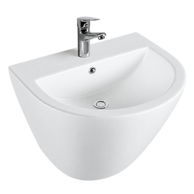 SANIKB FT-002 21 inch round wall hung basin