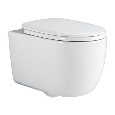 SANIKB FT-248 19 inch swirl flush wall hung toilet
