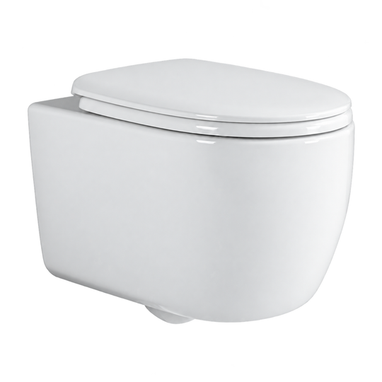 SANIKB FT-248 19 inch swirl flush wall hung toilet