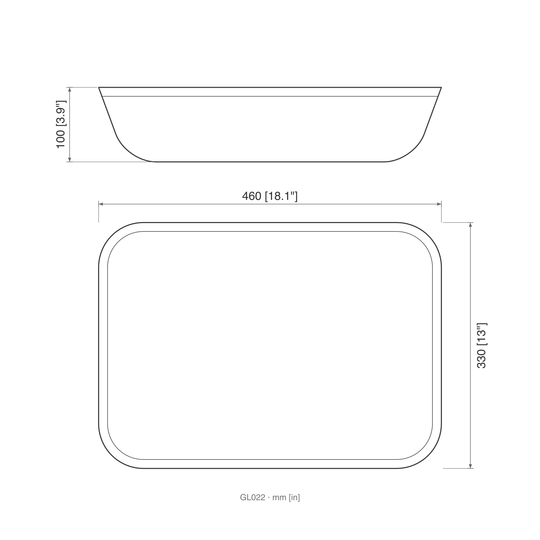 SANIKB GL022 dimension drawing