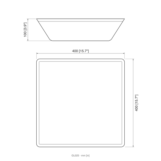 SANIKB GL025 dimension drawing
