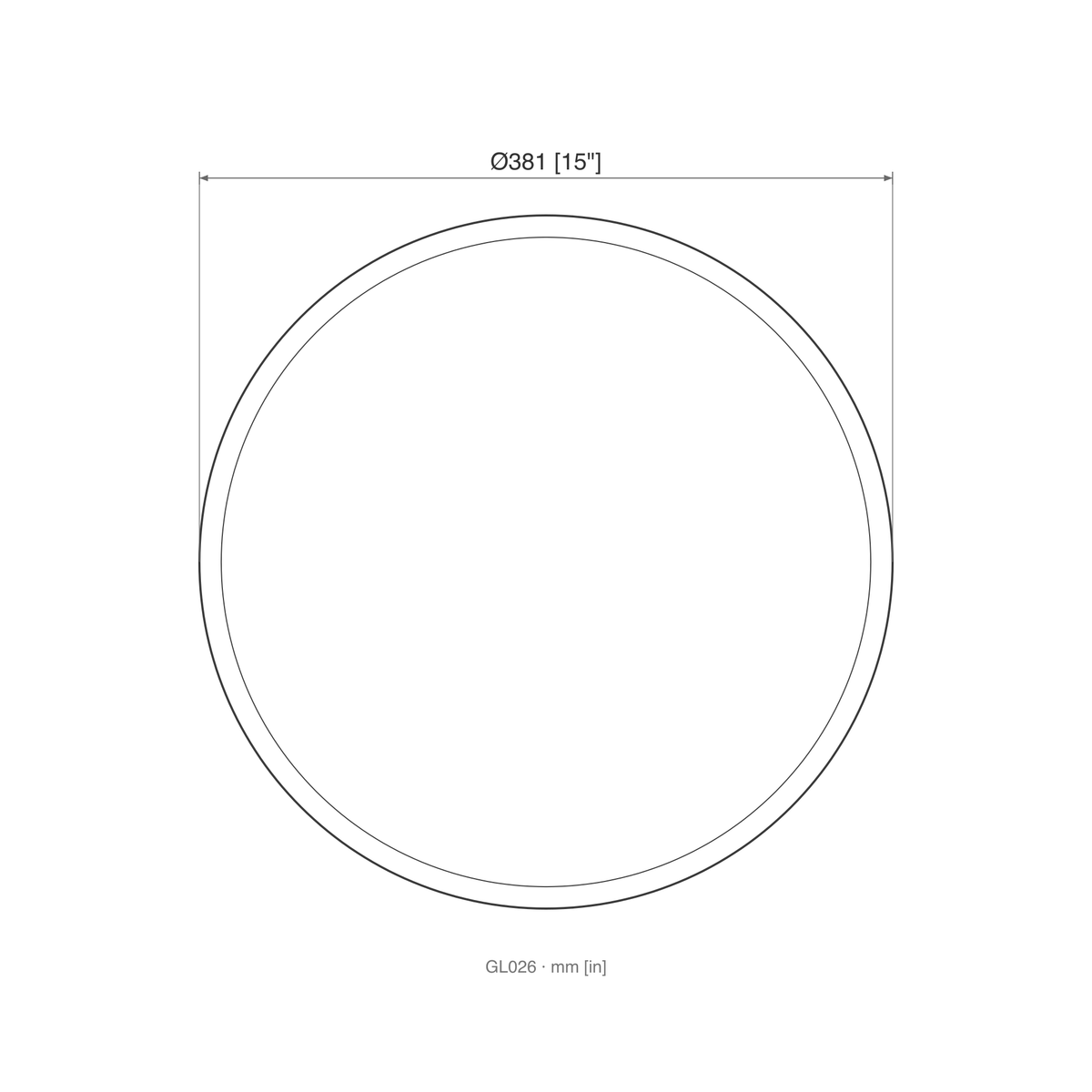 SANIKB GL026 dimension drawing