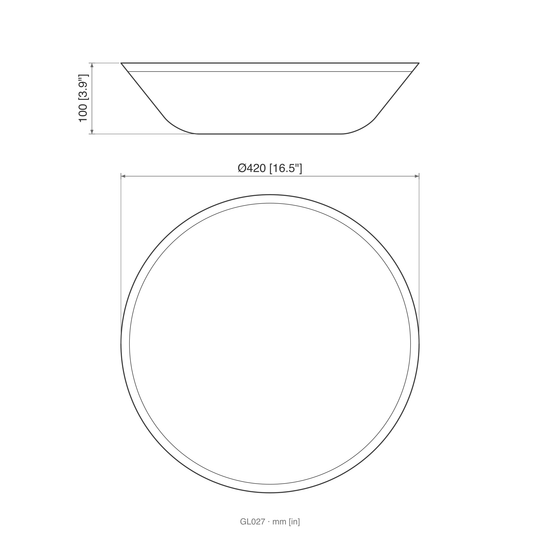 SANIKB GL027 dimension drawing