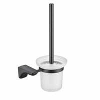 Wall-Mounted Gun Grey Toilet Brush Holder