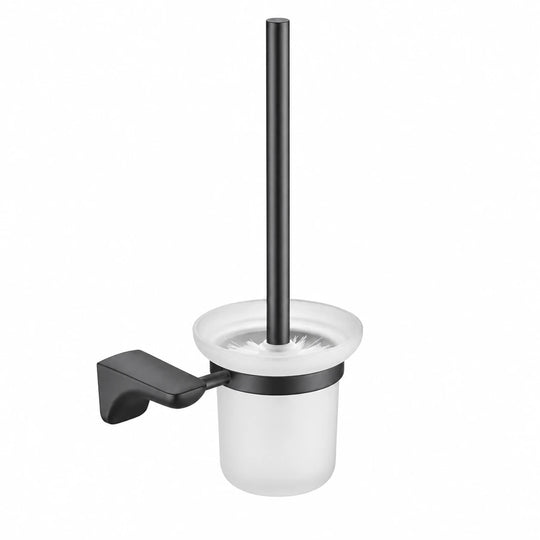 Gun Grey Toilet Brush Holder — wall-mounted SUS304 stainless steel bathroom hardware | SANIKB