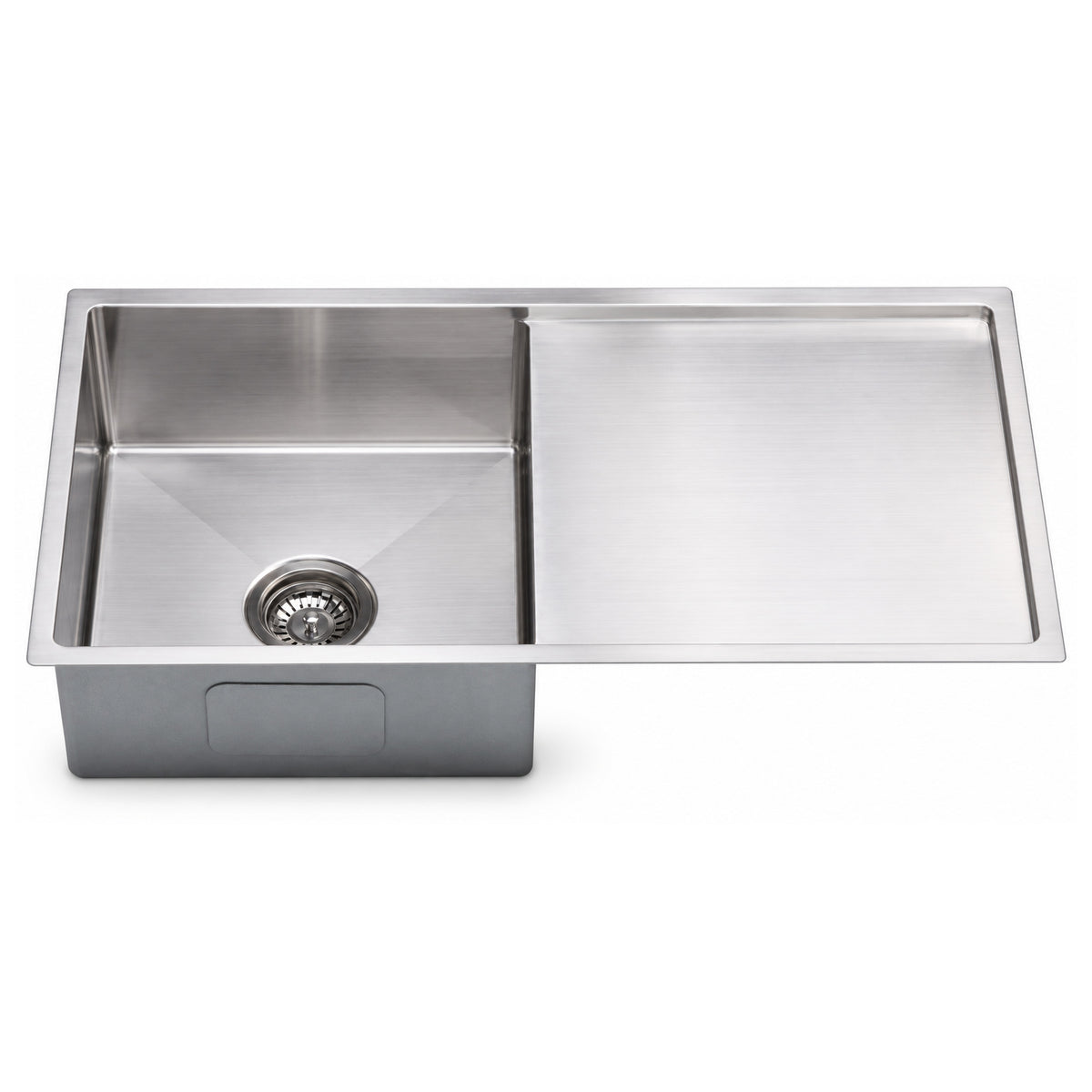 SANIKB HM8444DB — Undermount Single Bowl Kitchen Sink with Right Drainboard 840x440mm
